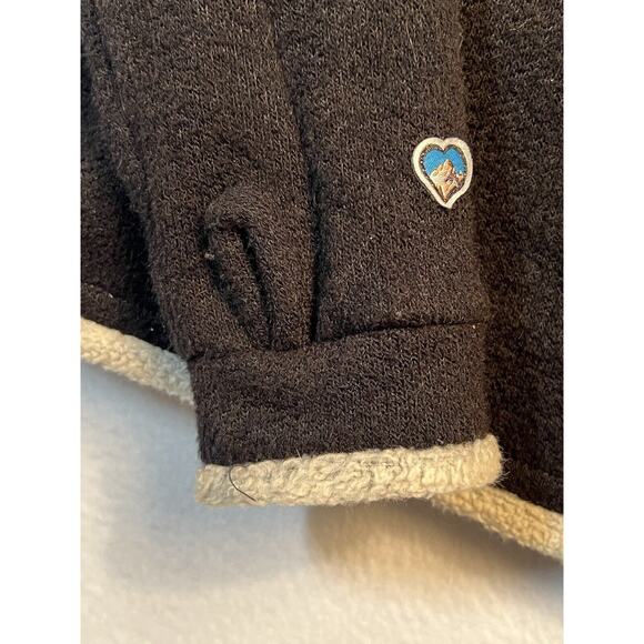 Kuhl Womens Size‎ M Black Fuzzy Full Zip Flight Hooded Jacket - Picture 4 of 7